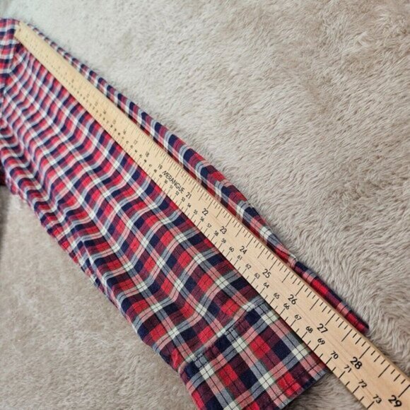 Denim & Supply Ralph Lauren Shirt Red Blue White Purple Plaid Mens Size XXL 2XL - Picture 6 of 12
